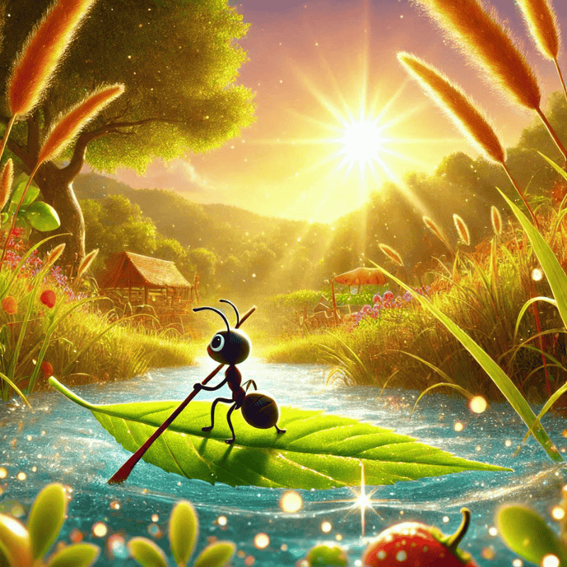 very small bedtime story about ant